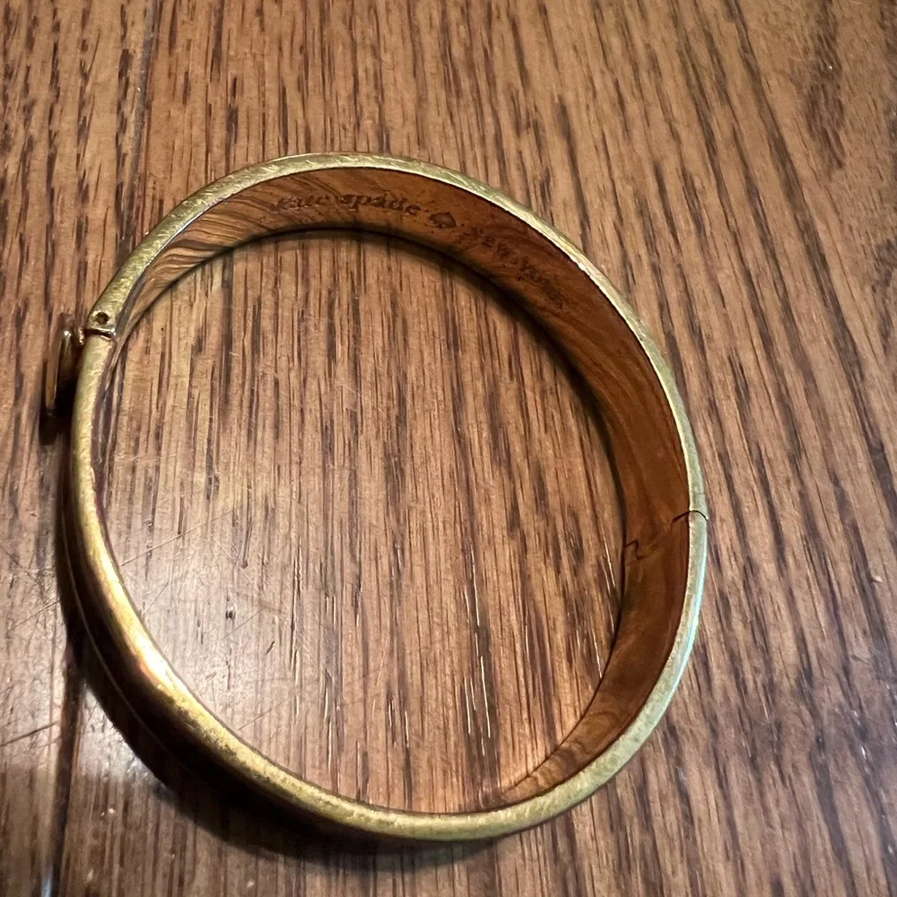 Kate Spade, Live Colorfully Black enamel Bracelet Bangle - Picture 5 of 5